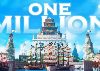 Proyek Gila! YouTuber Ini Bangun Marineford One Piece di Minecraft Hardcore Pakai 1 Juta Block!