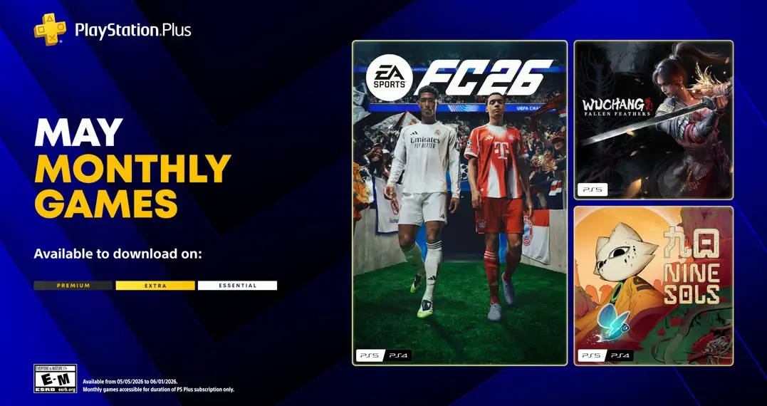 PS Plus Mei 2026 Resmi Diumumkan! EA Sports FC 26 Jadi Headliner, Ini Daftar Game Gratisnya